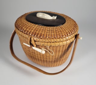 Jose Formoso Reyes Nantucket Friendship Basket, circa 1956