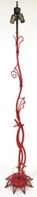Vintage French Art Deco Figural Giraffe Floor Lamp