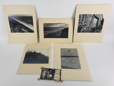 Collection of Five Vintage John Buld Nantucket Black and White Photographs, circa 1960s