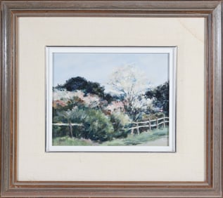 Roy Bailey Oil on Masonite "Spring Bloom"