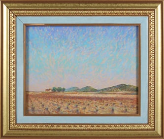 George Thomas Pastel on Paper "Spain 1993"