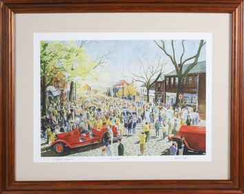 Stanley Truffin Pencil Signed Print "Daffodil Weekend Nantucket"