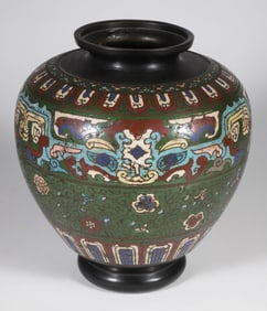 Asian Cloisonne Vase, circa 1880