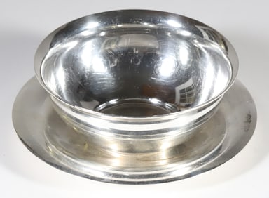 Tiffany & Co. Sterling Silver Bowl and Underplate