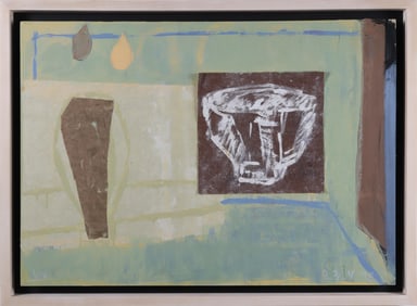 Victor Kraus Mixed Media Painting