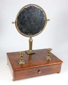 French Ormolu Bronze Mounted Dressing Mirror, circa 1840