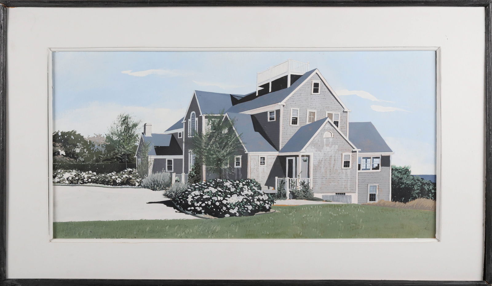 John Austin Tempera on Board "Nantucket Horchow House #2" (1 of 6)