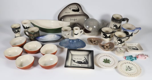 Collection of Nantucket Old Spouter Ceramics