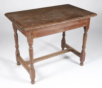 Antique Oak Tavern Table, early 19th century