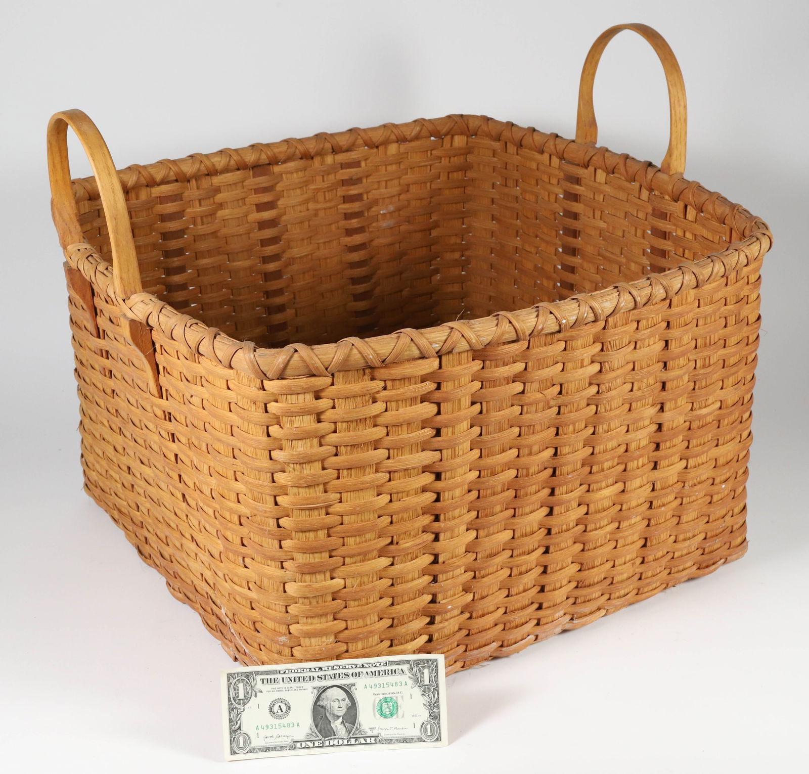Nina Webb Nantucket Splint Basket, circa 2001 (1 of 7)