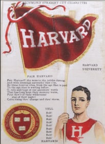 "Harvard" Printed Tobacco Silk