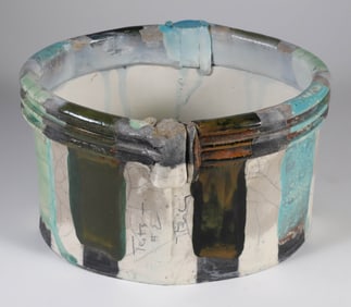 Piero Fenci Ceramic Glazed Cachepot