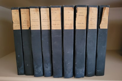 The Bibliophilist's Library 8 Volumes