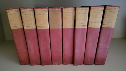 8 Volumes: "Prince de Ligne His Memoirs, Letters & Misc. Papers" The Versailles Edition