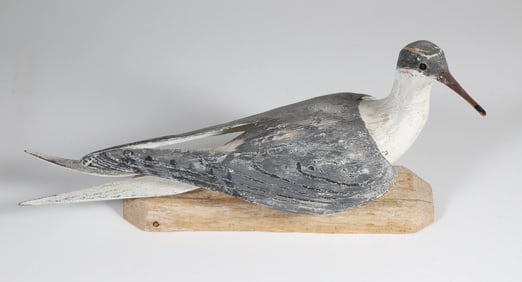 W.R. Freden Carved and Painted Gull Decoy, circa 2001