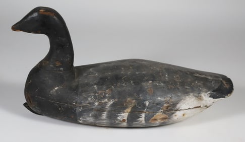 Antique Hollow Body Brant Decoy