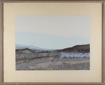 June Owen Silkscreen "November Dusk"