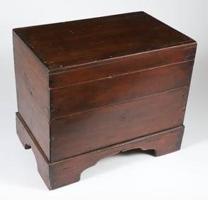 English Pine Dovetailed Box, early 19th Century