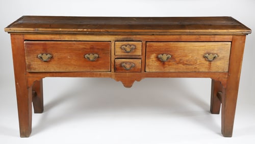 English Four Drawer Huntboard, 19th Century