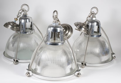 Three Contemporary Light Fixtures