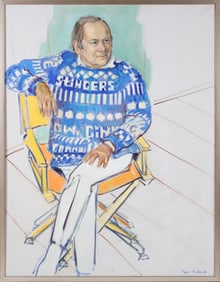 Sybil Goldsmith Oil on Canvas "Portrait of Bobby Bushong"