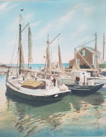 Scarce H. Marshall Gardiner Original Hand Colored Photograph