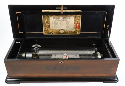 Swiss Sublime Harmonie Music Box, 19th Century