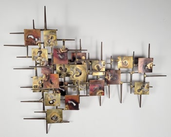 Syd Godfrey Mid Century Modern Brutalist Wall Sculpture