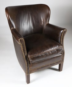Lee Industry Petite Leather Club Chair