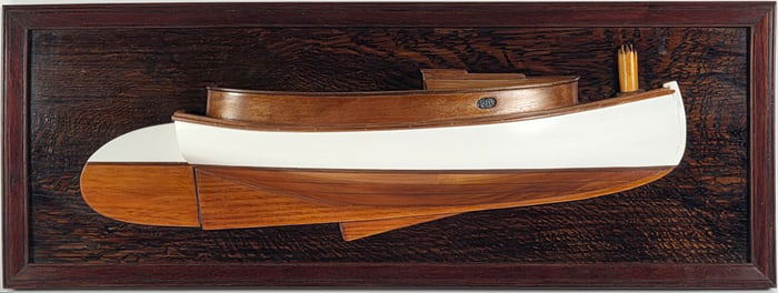Mark A. Sutherland Hand Built Half Hull "Crosby Cat", circa 2024