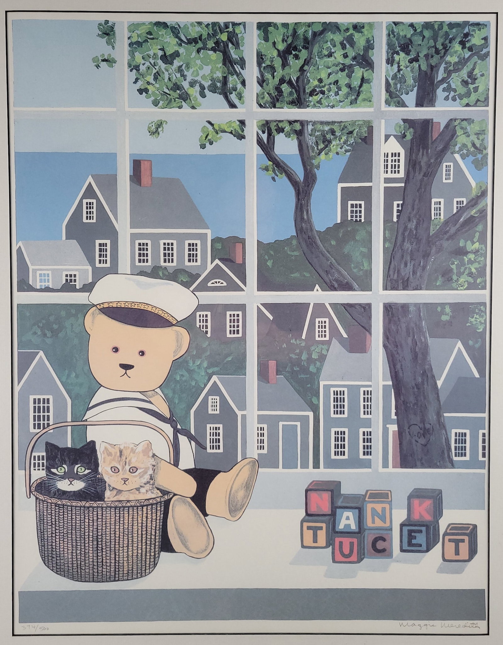 Vintage Maggie Meredith Nantucket Limited Edition Poster (1 of 4)