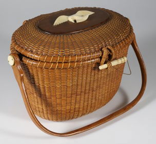 Whaler's Craft Nantucket Friendship Basket, circa 1967