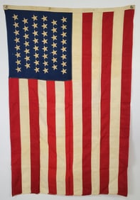Antique 46 Star United States American Flag