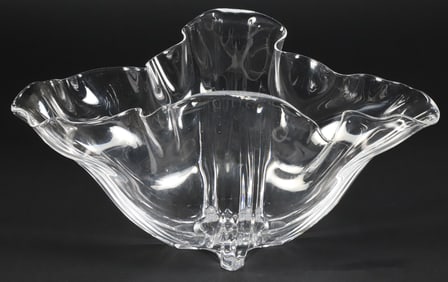 Signed Steuben Grotesque Glass Bowl