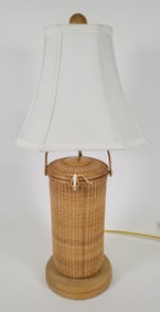 Vintage Nantucket Basket Lamp