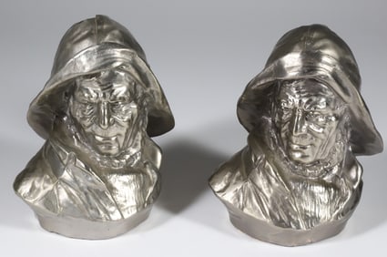 Pair of P.M. Craftsman "Old Salt" Bookends