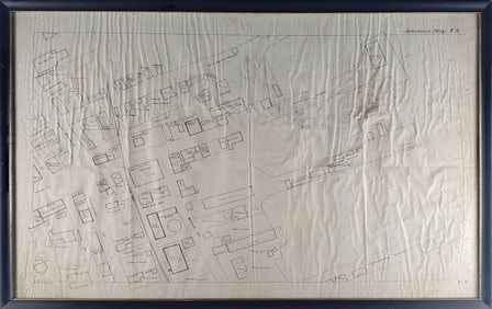 Antique/Vintage Nantucket Accessors Street Map, 20th century