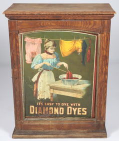 Diamond Dyes General Store Cabinet, "It's Easy to Dye with Diamond Dyes", 19th Century