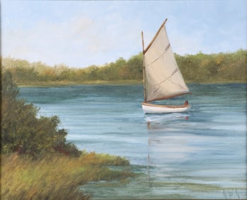 Kathleen Potter Kelliher Oil on Canvas "Quiet Pleasure"