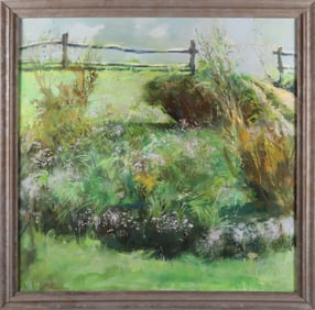 Mary Sarg Murphy Oil on Canvas "September Garden"