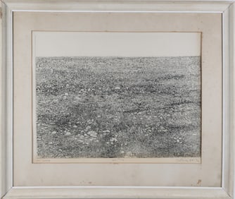 Gabor Peterdi Artist Proof Etching "Low Tide", circa 1964