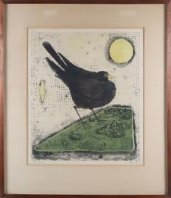 Bo Lars Limited Edition Print "Blackbird", circa 1959