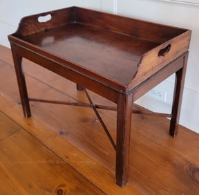 Mahogany Butler's Tray on Stand, 19th Century