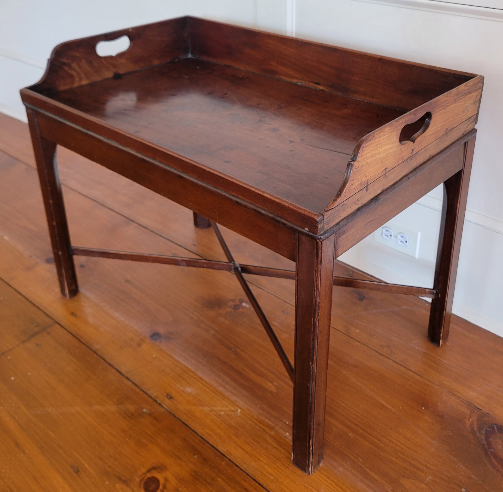 Mahogany Butler's Tray on Stand, 19th Century (1 of 5)