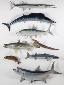 Eight Assorted Fish Trophies