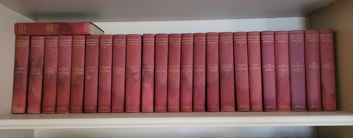 Collection of John Fiske's Miscellaneous and Historical Writings in 24 Volumes