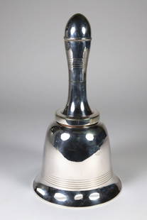 Vintage Silver Plated Bell Form Cocktail Shaker: Vintage Silver Plated Bell Form Cocktail Shaker Height 11 in.