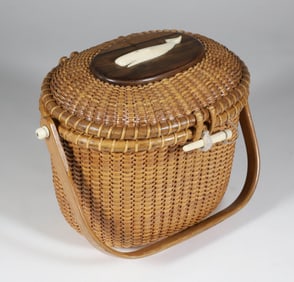 Stanley Roop Nantucket Friendship Basket, circa 1967