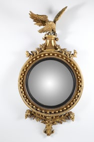 Regency Gilt Convex Mirror, early 19th Century