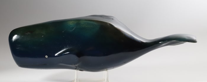 David Hostetler (1926-2015) Sperm Whale Sculpture, 20th Century